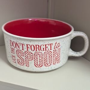 Vintage Souper Mug Don't Forget To Lick The Spoon Soup Mug